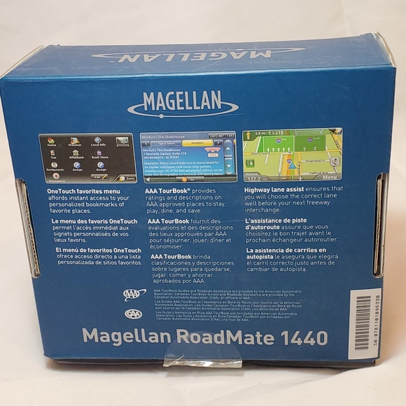 Magellan Roadmate 1440 GPS Navigator  System Pre-loaded Maps - Picture 6 of 7